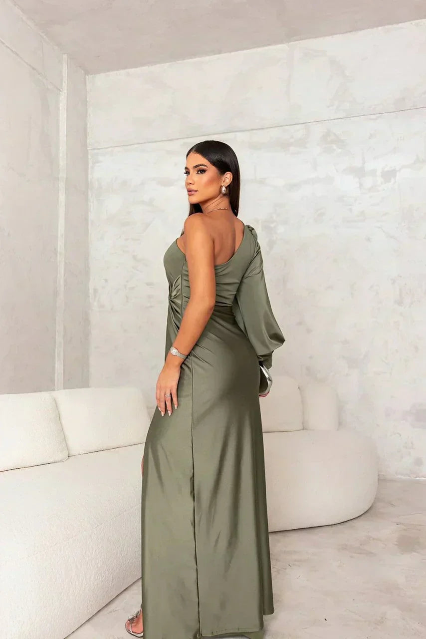 Samantha | Women's One-Shoulder Maxi Evening Dress
