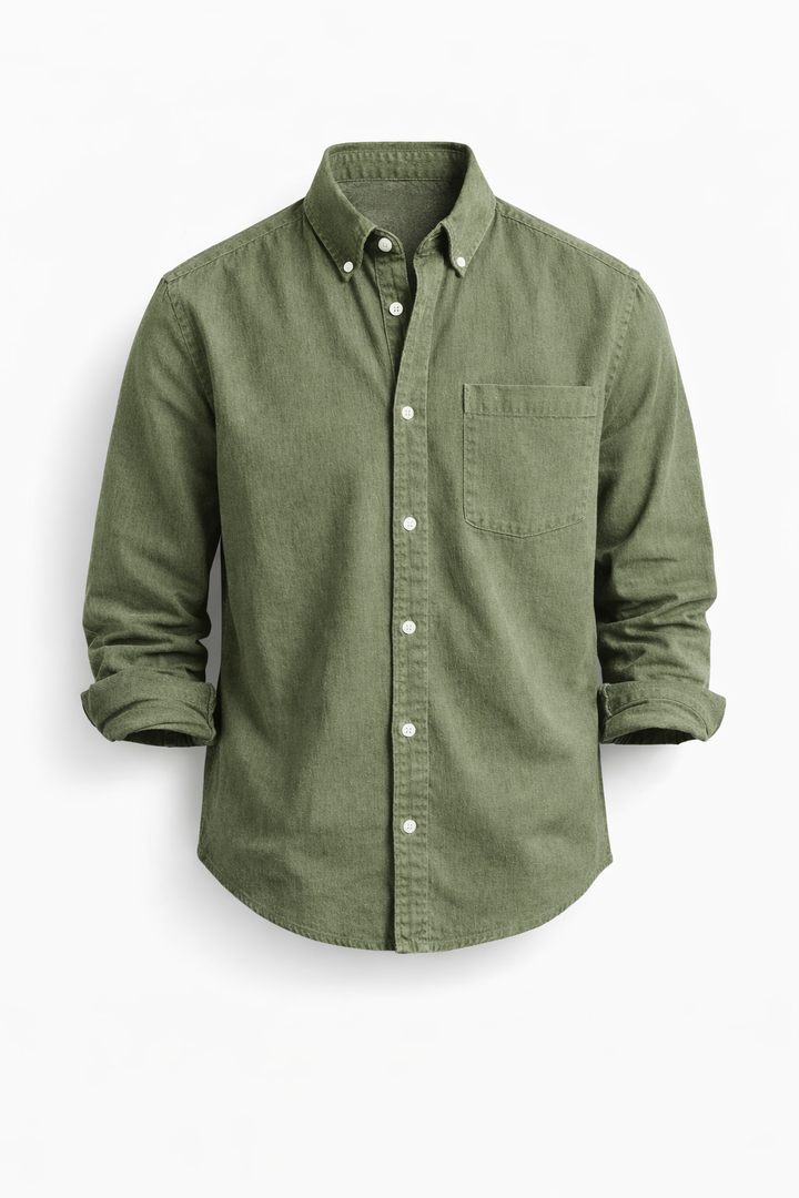 Brent | Men's Classic Button-Down Shirt — Versatile Fit