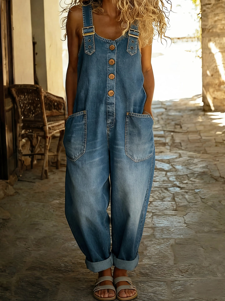 Rocio™ - Women's Casual Loose Jumpsuit with Adjustable Straps