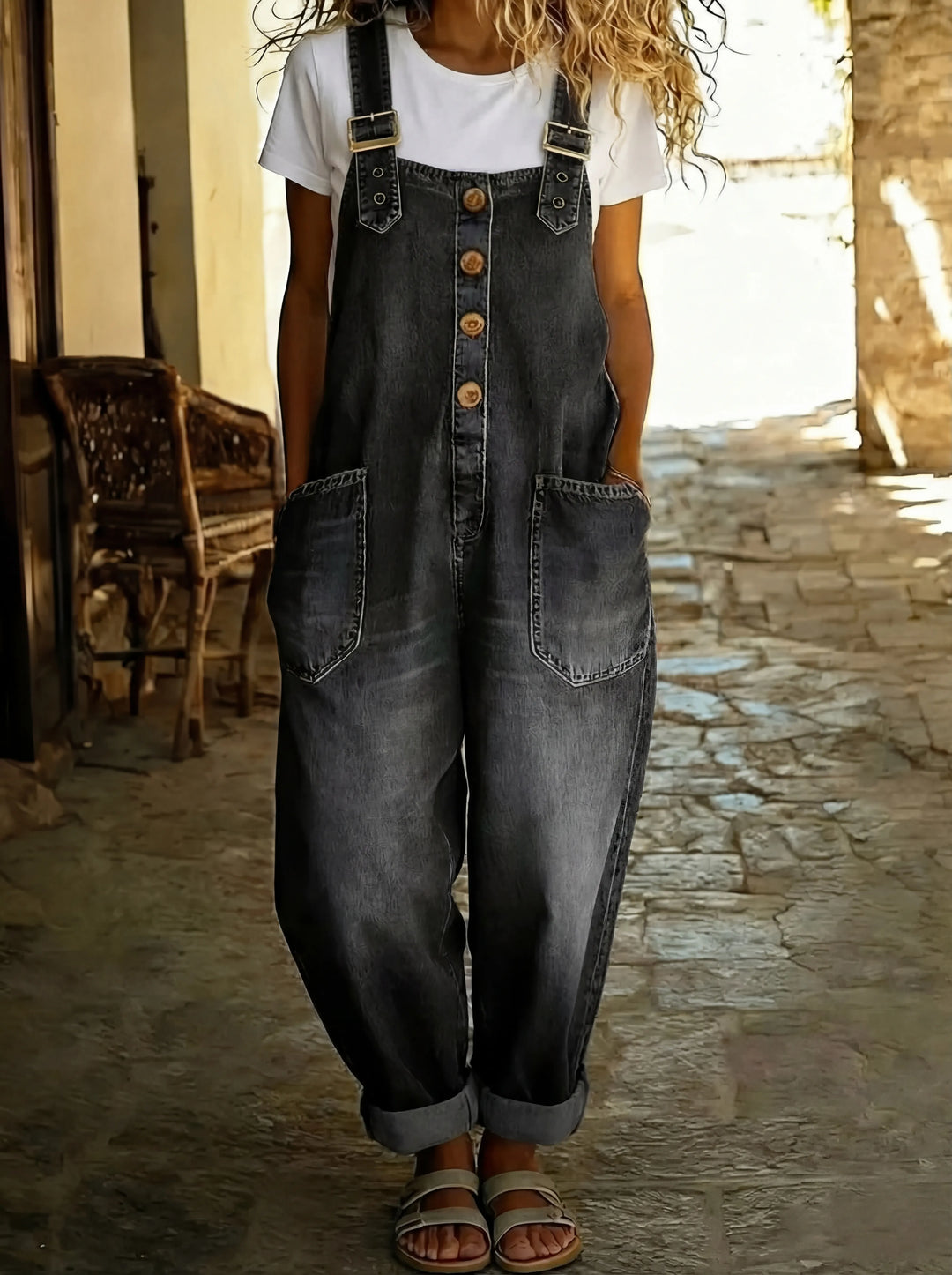 Rocio™ - Women's Casual Loose Jumpsuit with Adjustable Straps