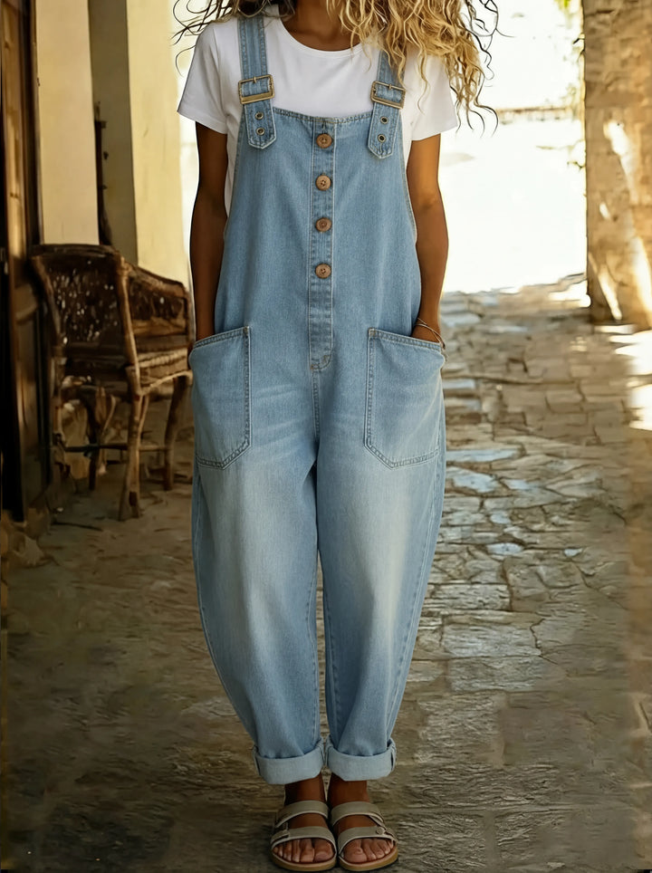 Rocio™ - Women's Casual Loose Jumpsuit with Adjustable Straps