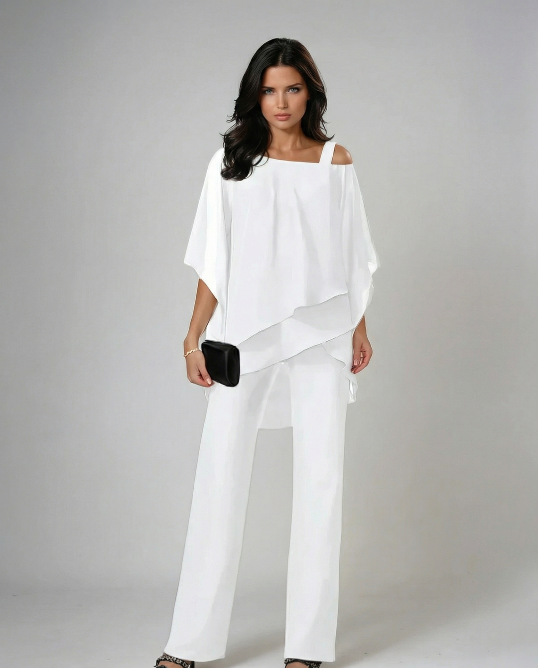 Grace | Women's Fluid Co-ord Set — Wide-Leg Trouser