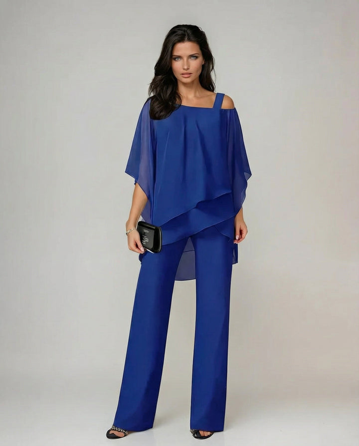 Grace | Women's Fluid Co-ord Set — Wide-Leg Trouser
