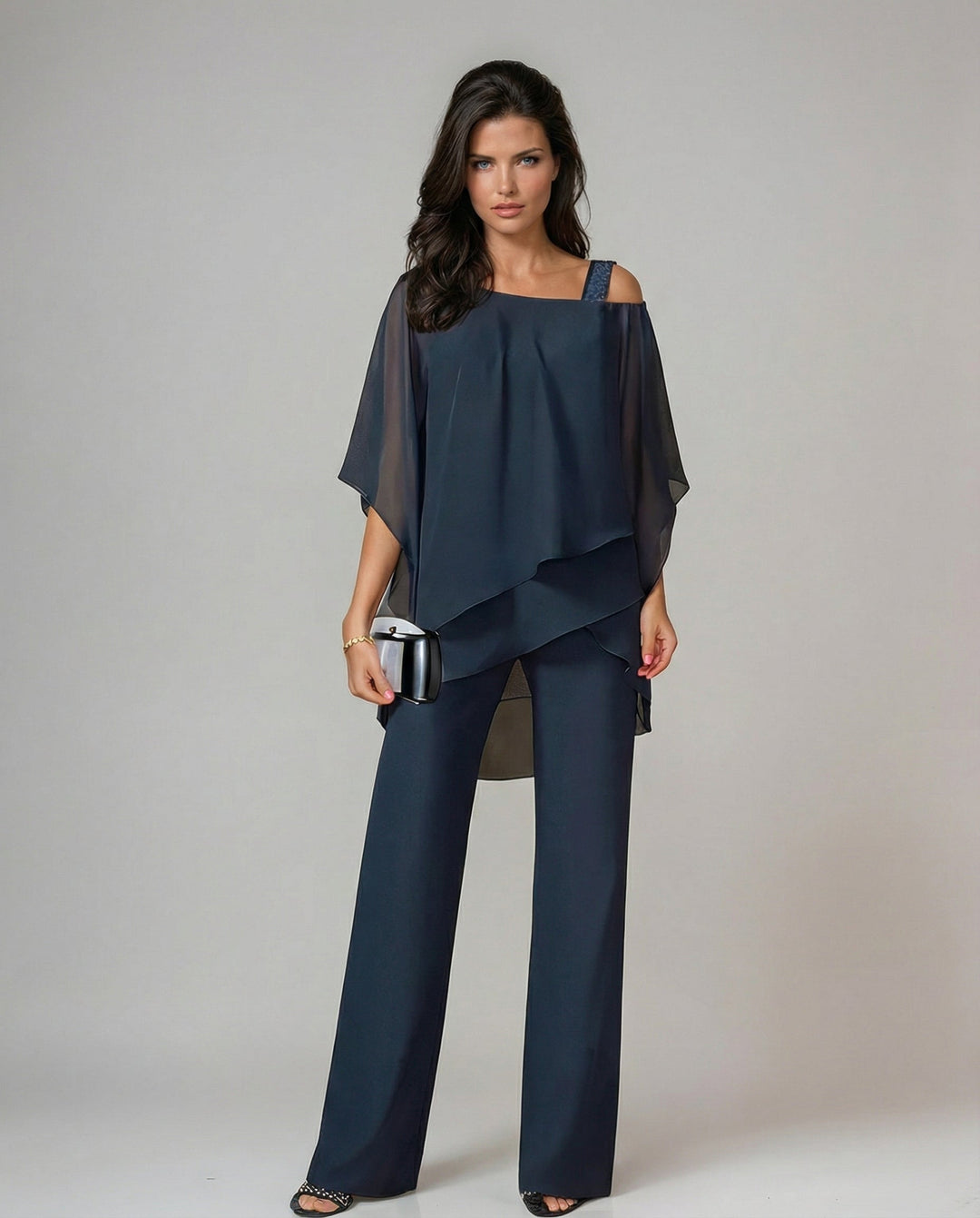 Grace | Women's Fluid Co-ord Set — Wide-Leg Trouser