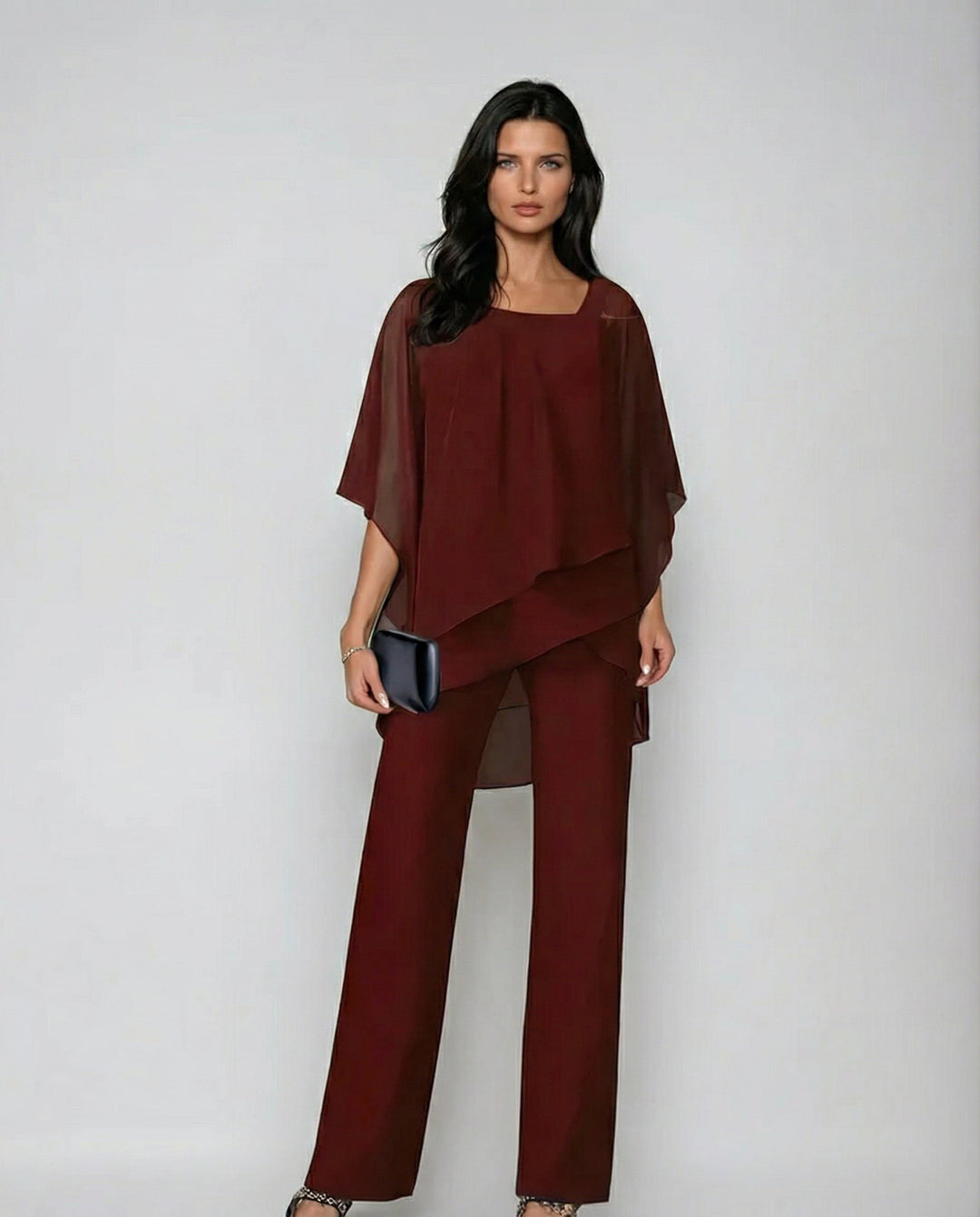 Grace | Women's Fluid Co-ord Set — Wide-Leg Trouser