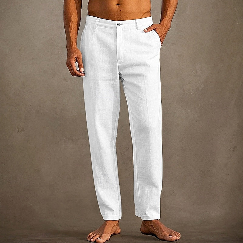 Marco - Men's Straight-Leg Casual Trousers for Summer