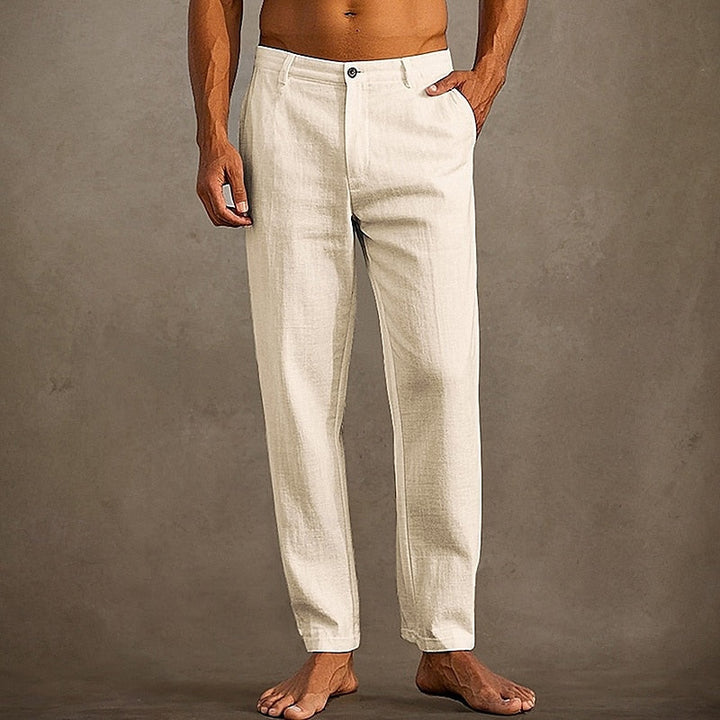 Marco - Men's Straight-Leg Casual Trousers for Summer