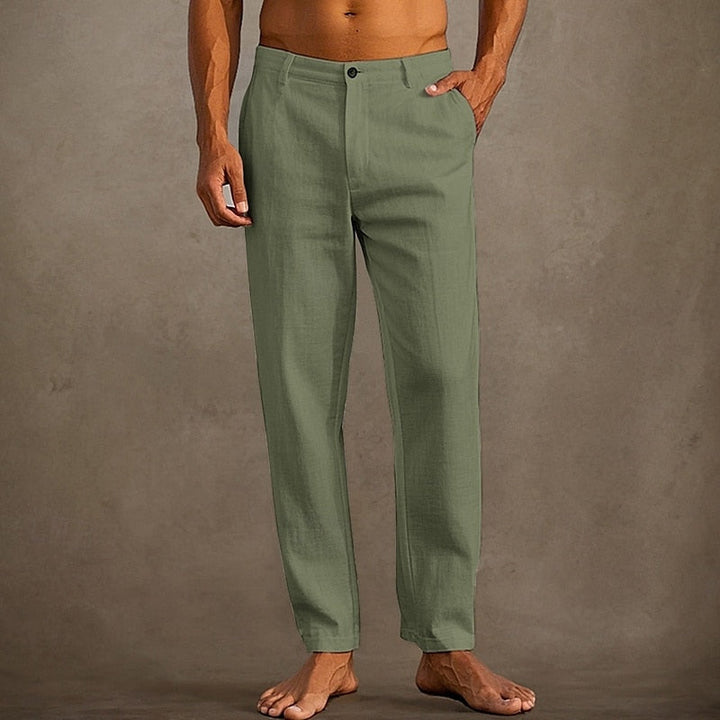 Marco - Men's Straight-Leg Casual Trousers for Summer