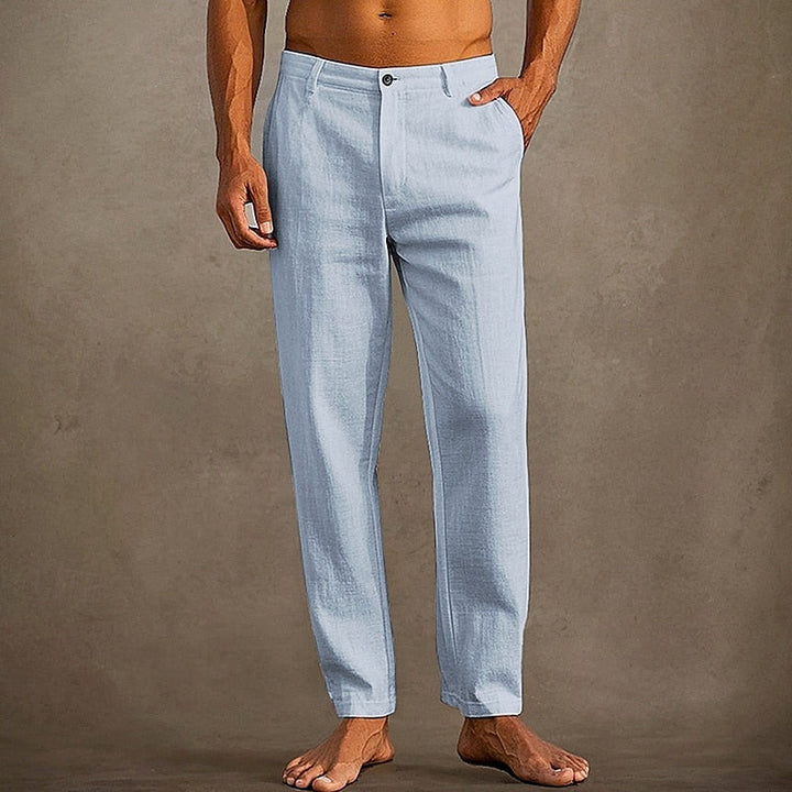 Marco - Men's Straight-Leg Casual Trousers for Summer