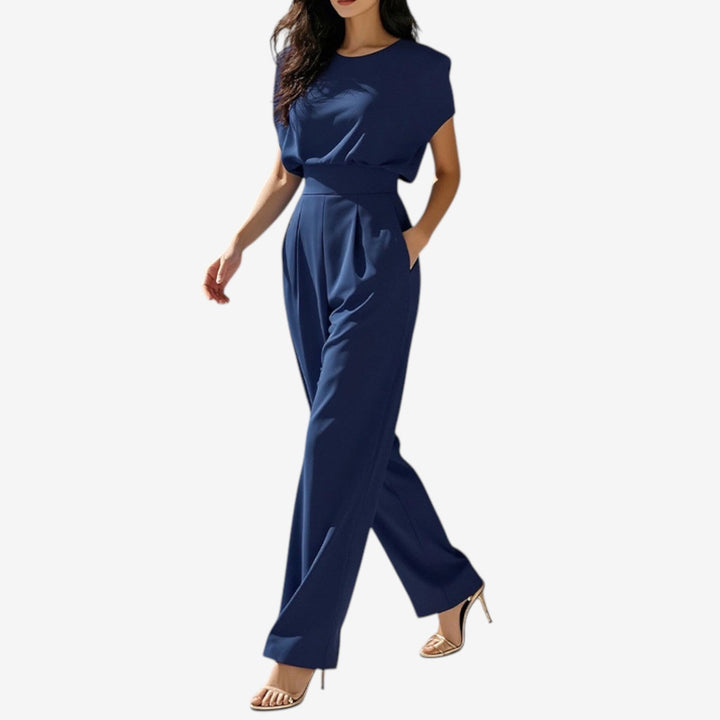 Ariia™ | Women's Belted Jumpsuit — Elegant & Versatile