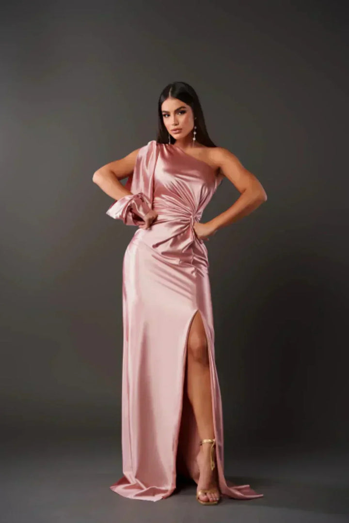 Samantha | Women's One-Shoulder Maxi Evening Dress