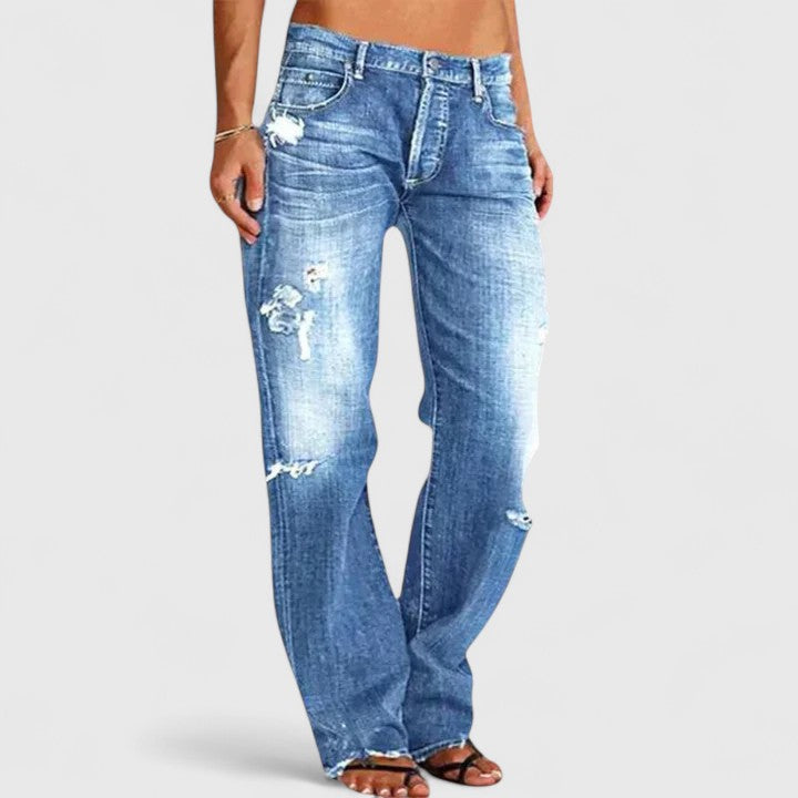 Emma | Women's Wide-Leg Jeans — Relaxed Rugged Style