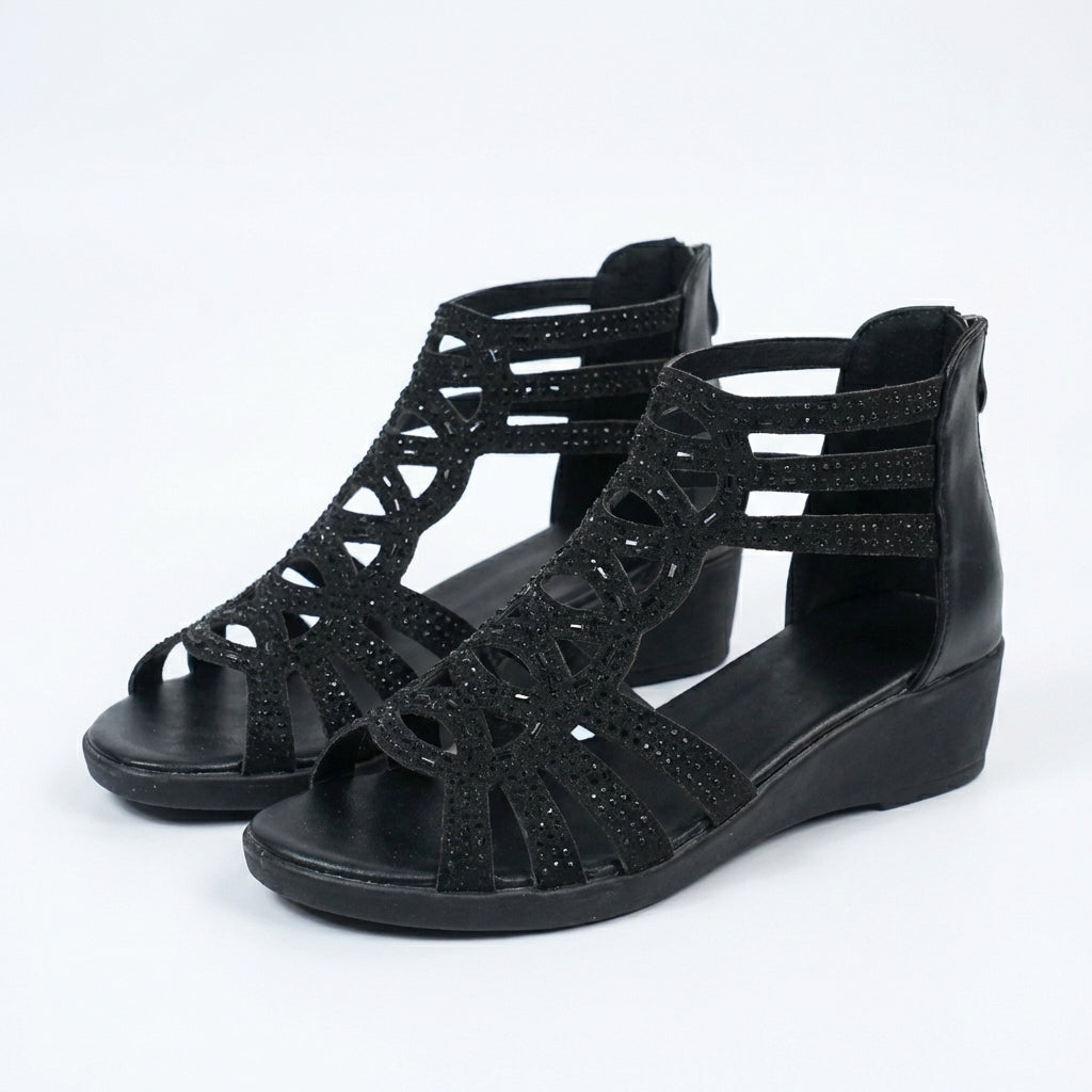 Jeanette – Women's Supportive Wedge Sandals for All-Day Comfort