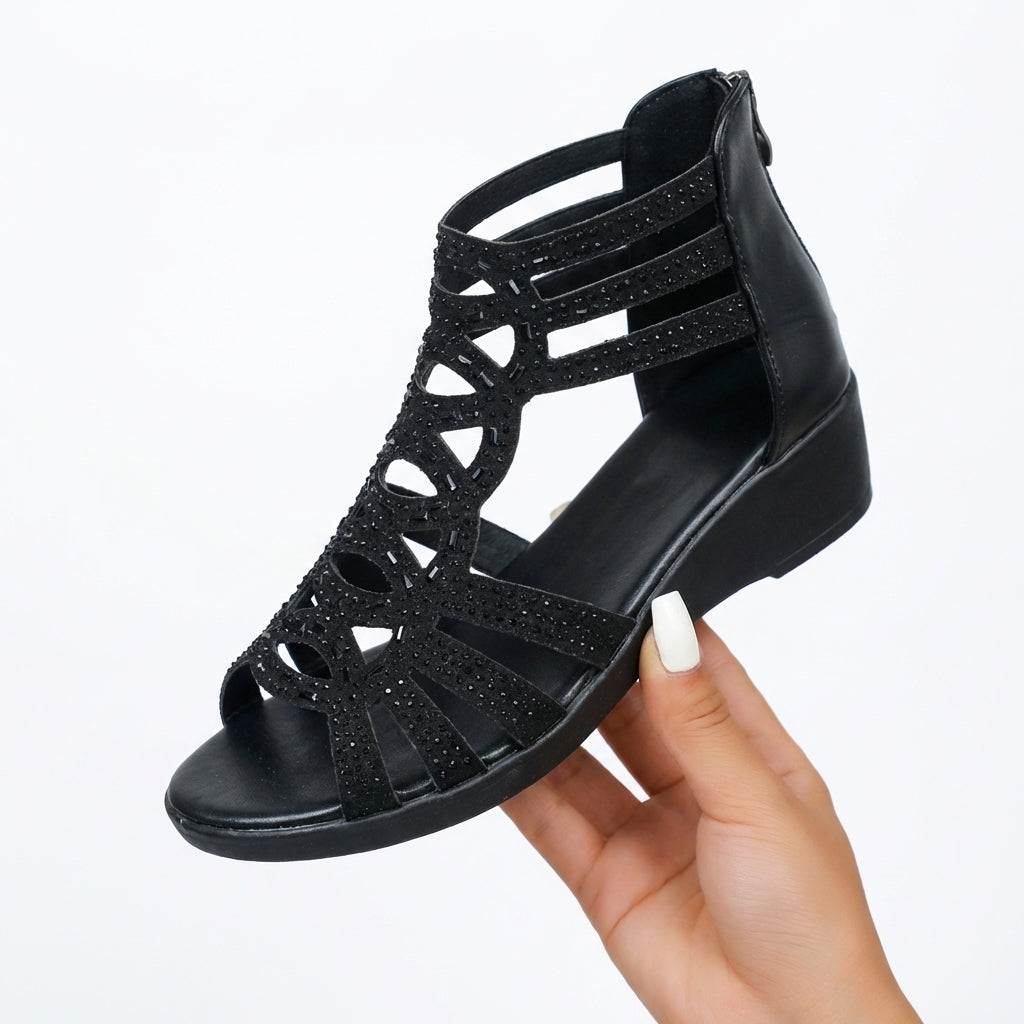 Jeanette – Women's Supportive Wedge Sandals for All-Day Comfort