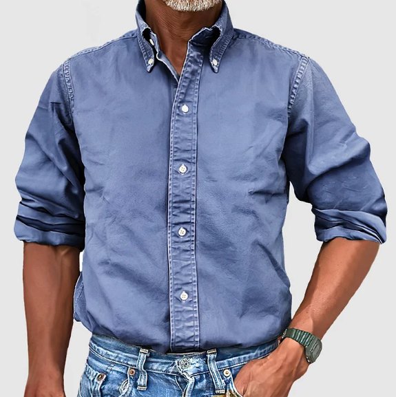 Stephen | Classic Oxford Shirt — Men's Versatile Everyday Shirt