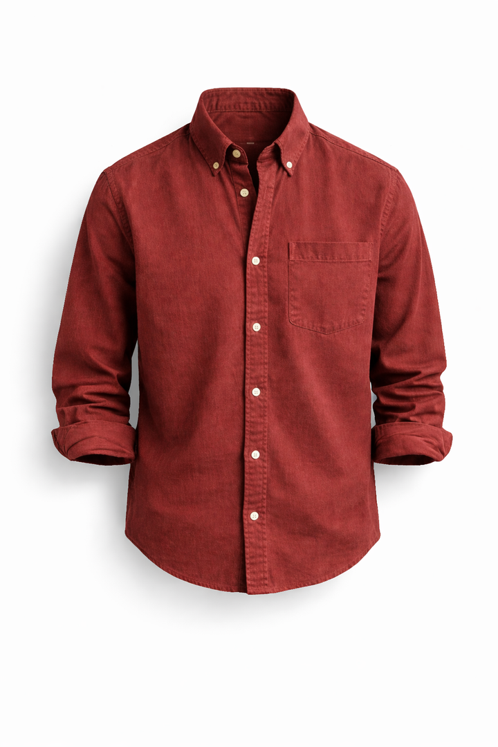 Brent | Men's Classic Button-Down Shirt — Versatile Fit