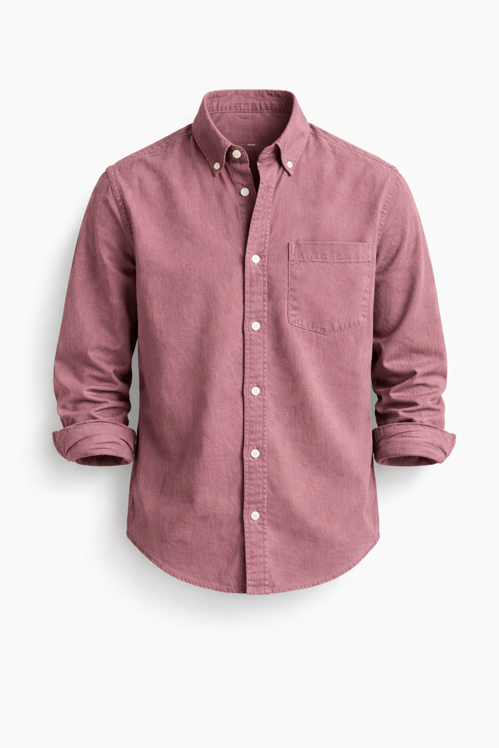Brent | Men's Classic Button-Down Shirt — Versatile Fit