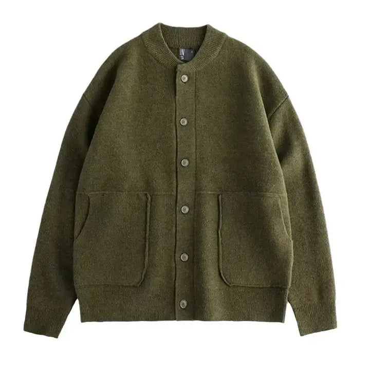 Dario | Men's Elegant Knit Cardigan with Pockets