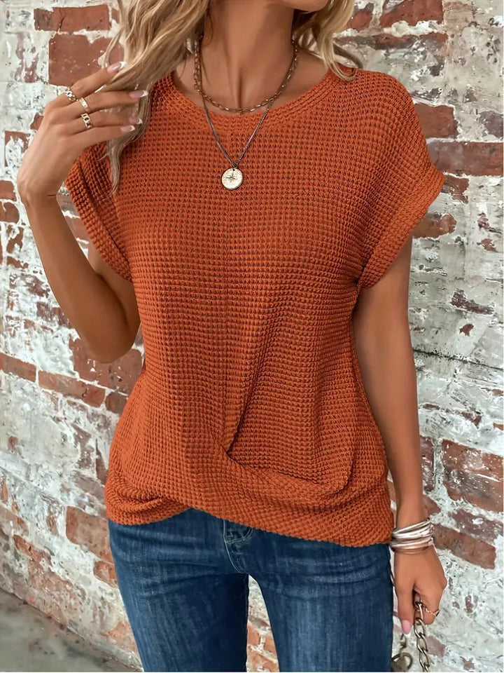 Sophie - Women's Sweetheart Neck Casual T-Shirt — Everyday Chic