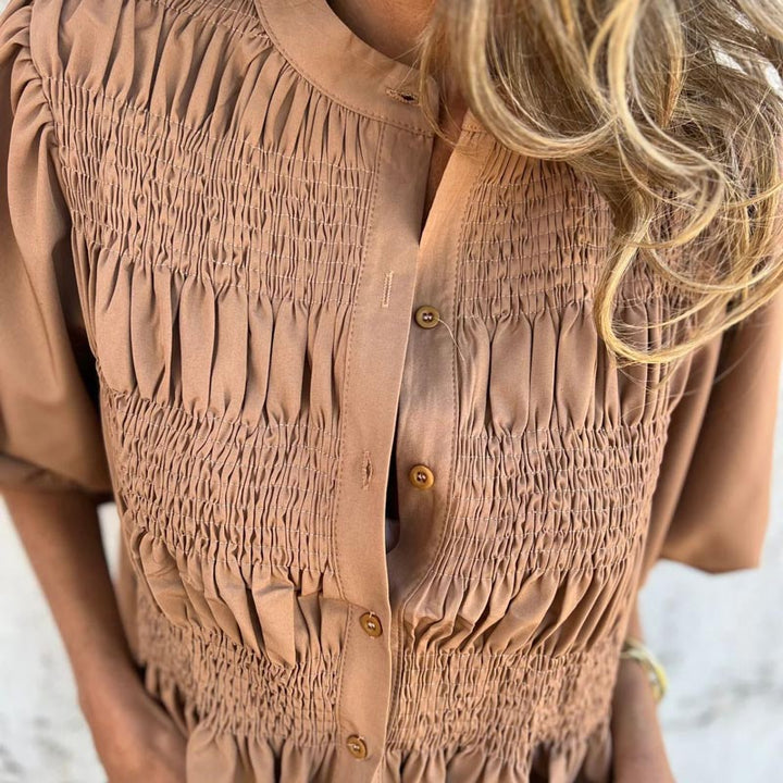 Julia | Women's Boho-Chic Flowy Blouse — Relaxed Fit