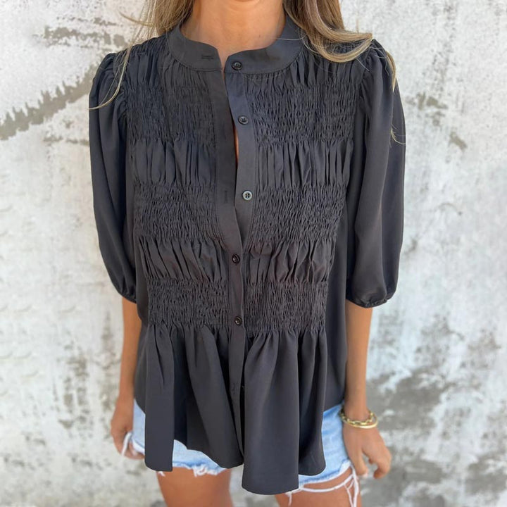 Julia | Women's Boho-Chic Flowy Blouse — Relaxed Fit