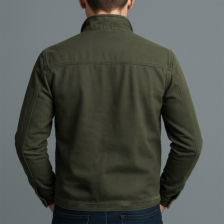 Marion - Men's Vintage Zip Jacket — Relaxed Casual Fit