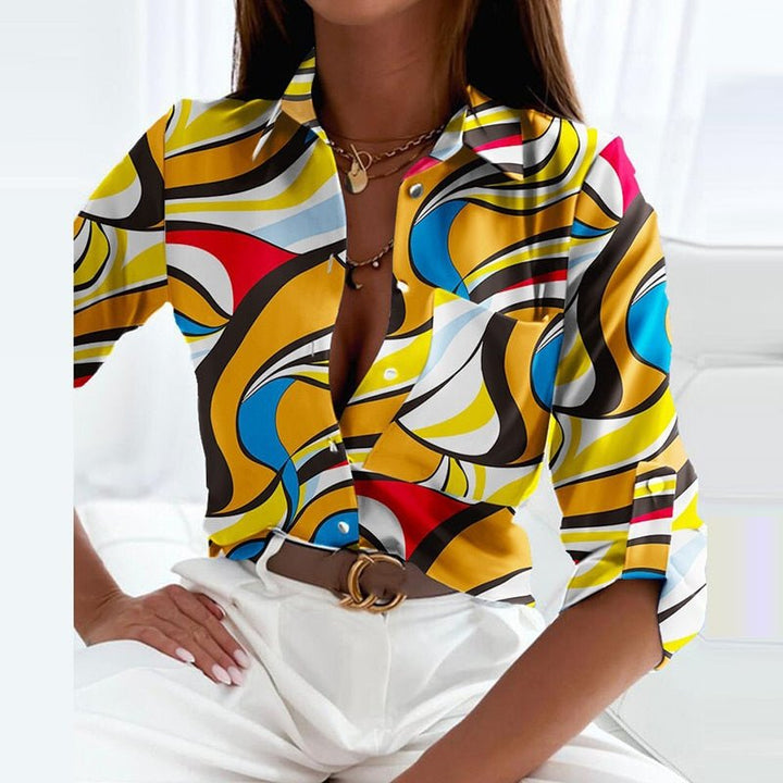 Elisa - Women's Classic Collared Blouse for Work & Beyond