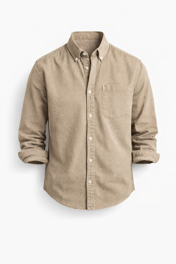 Brent | Men's Classic Button-Down Shirt — Versatile Fit